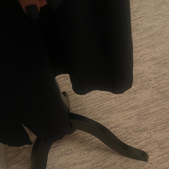 EILEEN FISHER BLACK MIDI LINEN DRESS MEDIUM LARGE - Picture 7 of 7